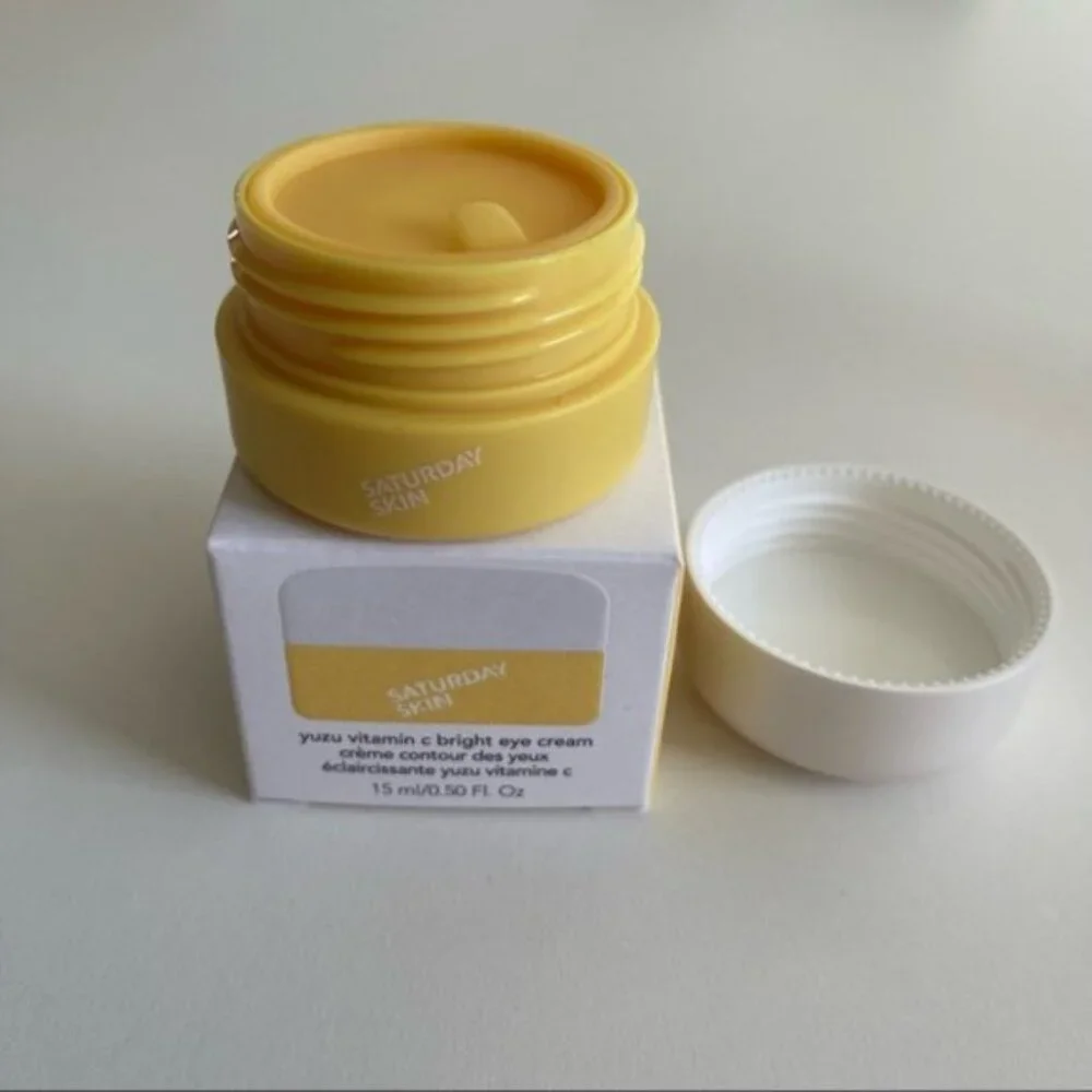 Saturday Skin Yuzu Vitamin C Bright Eye Cream 0.5 oz 15mL New